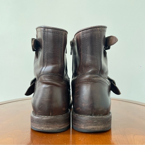 Frye Men’s Smith Short Engineer Moto Riding Boot - Picture 3 of 8